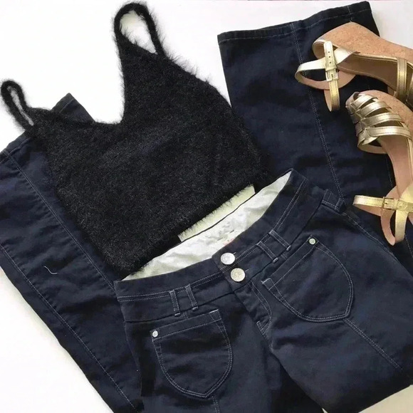 Kimchi Blue Fury Cropped Top Size L—B2 - Picture 1 of 6
